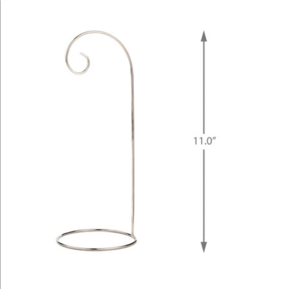 Silver hallmark ornament holder